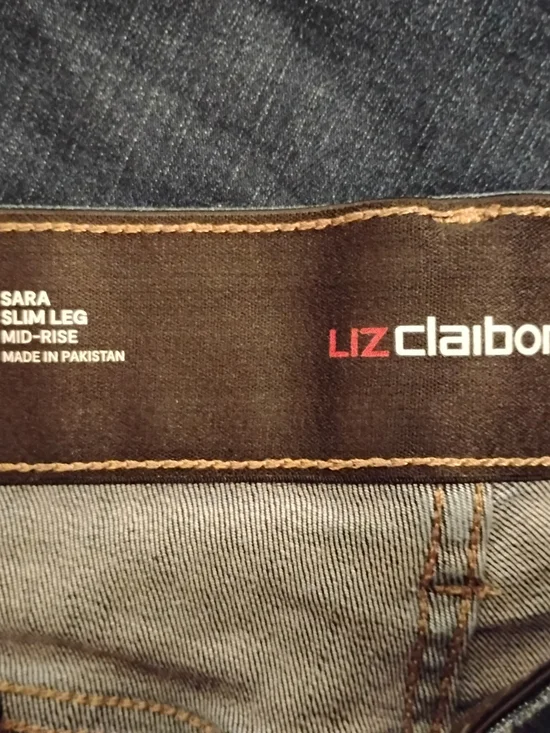 Liz Claiborne Dark Blue Skinny Jeans - Picture 5 of 6